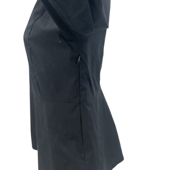 Universal‎ Standard for J Crew Crisp Tie Sleeve Top in Black Size Small - Picture 5 of 10